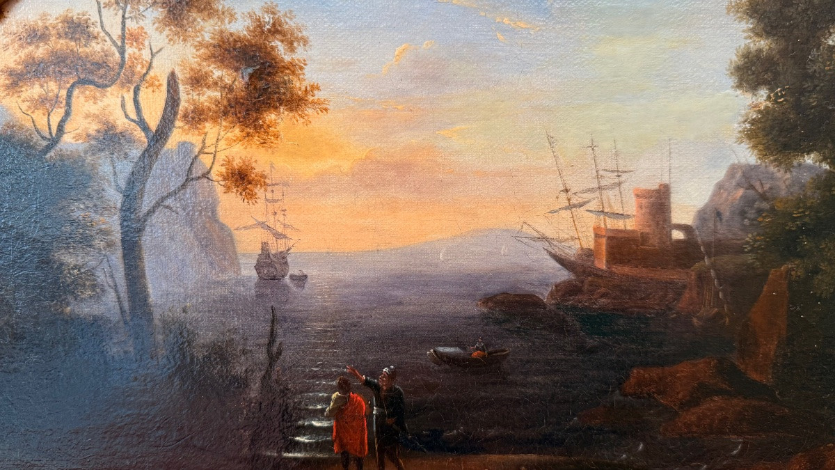 Italian School, Late 18th Century - Landscape Painting-photo-2