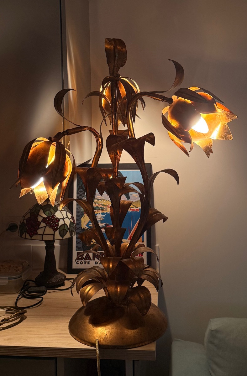 Floral Lamp Attributed To Hans Kögl -photo-1