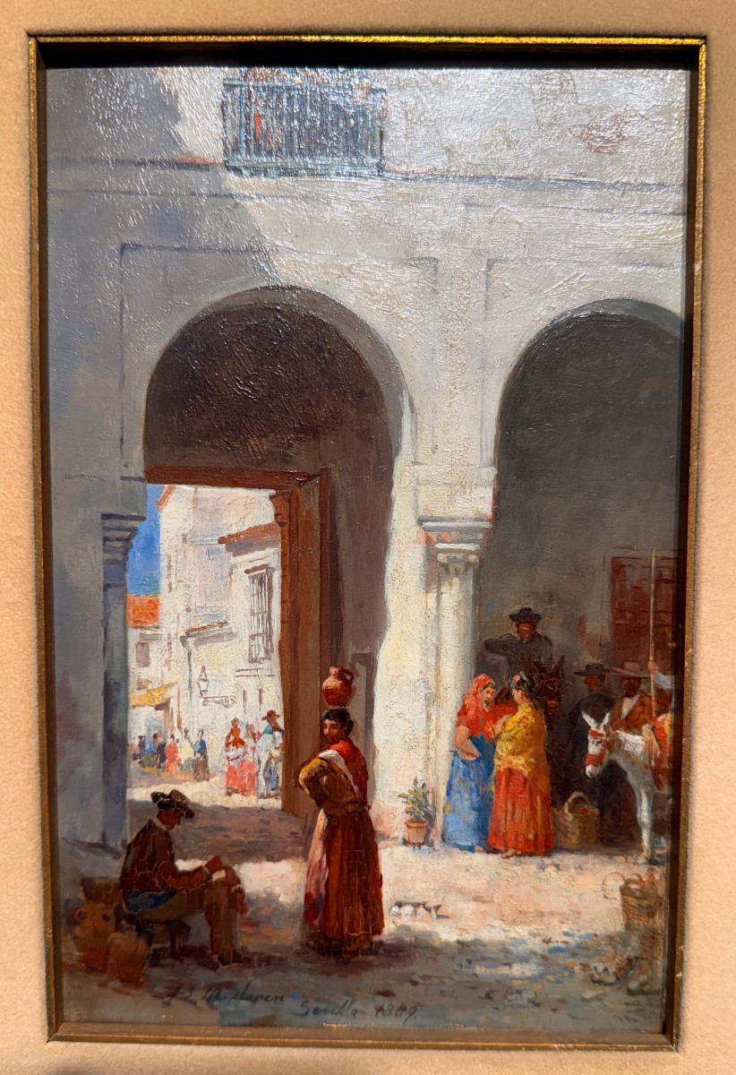 Tableau Rue de Séville - MCLAREN (XIXe)-photo-2