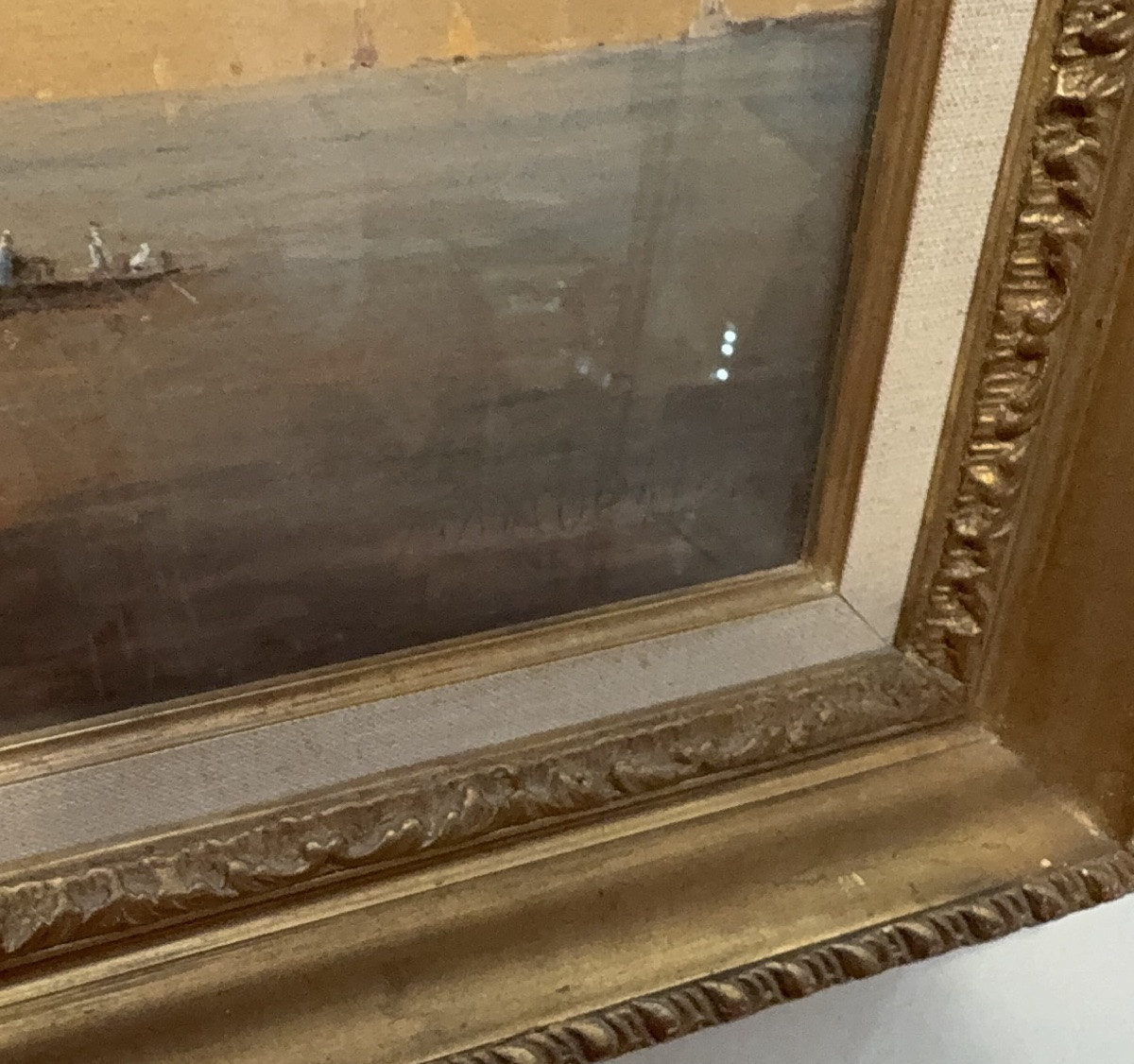 Paul KOEHLER - Marine au pastel -photo-3