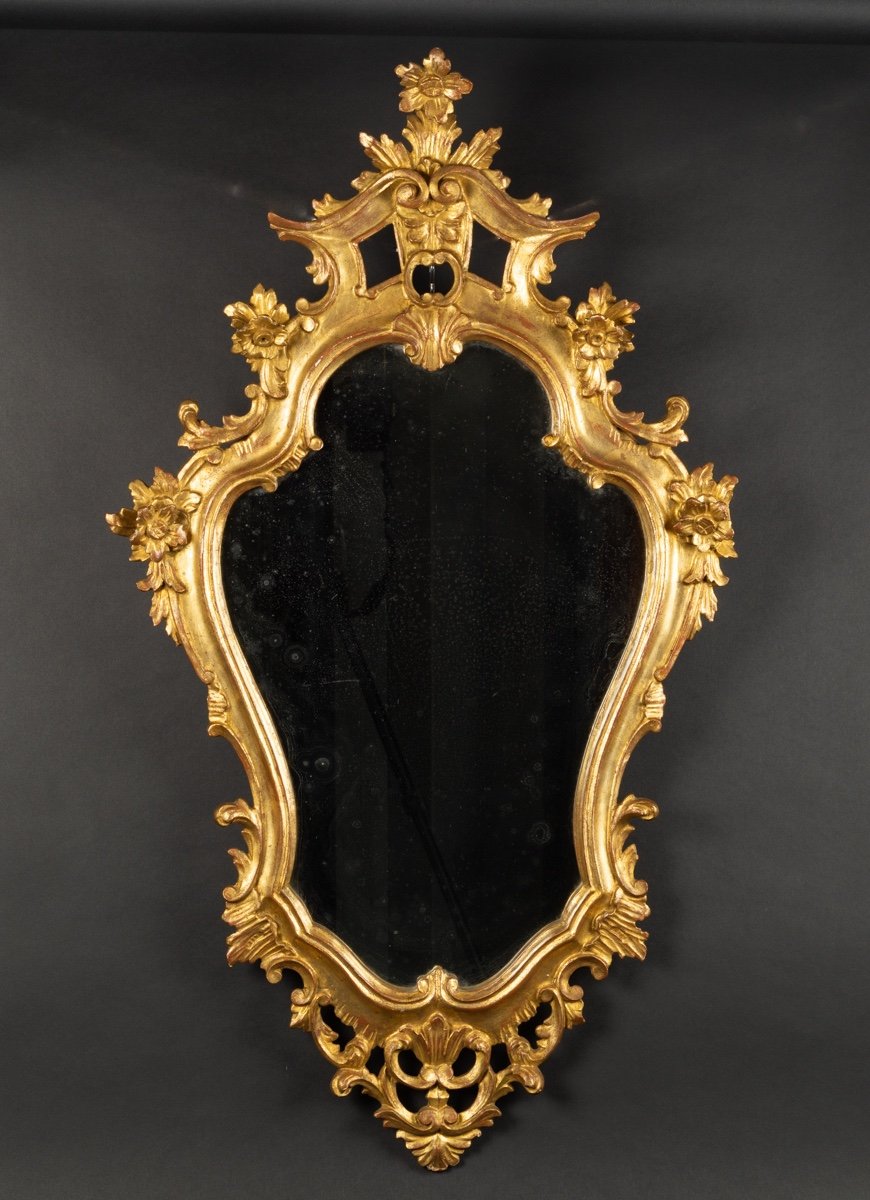 Proantic: Miroir Doré, Napoléon III - Néo-rococo, France, 2e Moiti