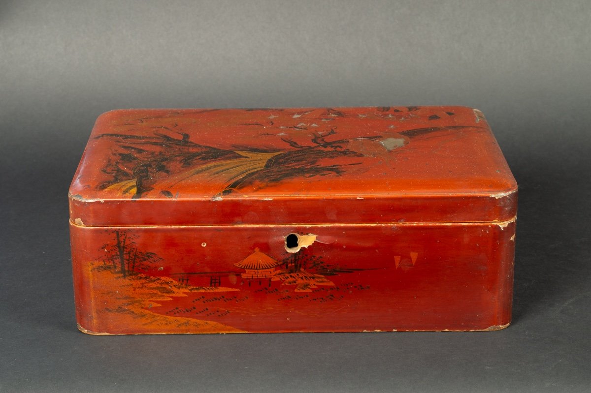 Box - Lacquered Box, Japan, Meiji Era (1868 - 1912)-photo-2