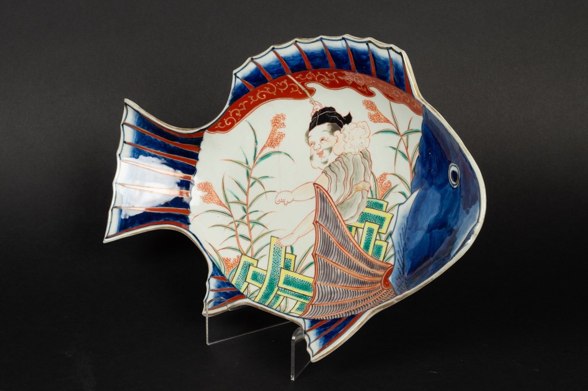 Dish - Fish, Arita - Imari, Japan, Meiji Era (1868-1912)-photo-3