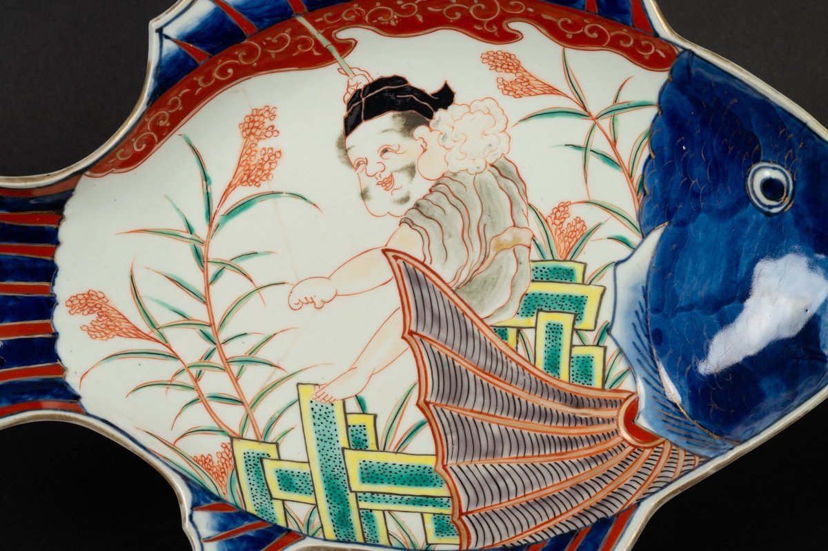 Dish - Fish, Arita - Imari, Japan, Meiji Era (1868-1912)-photo-4