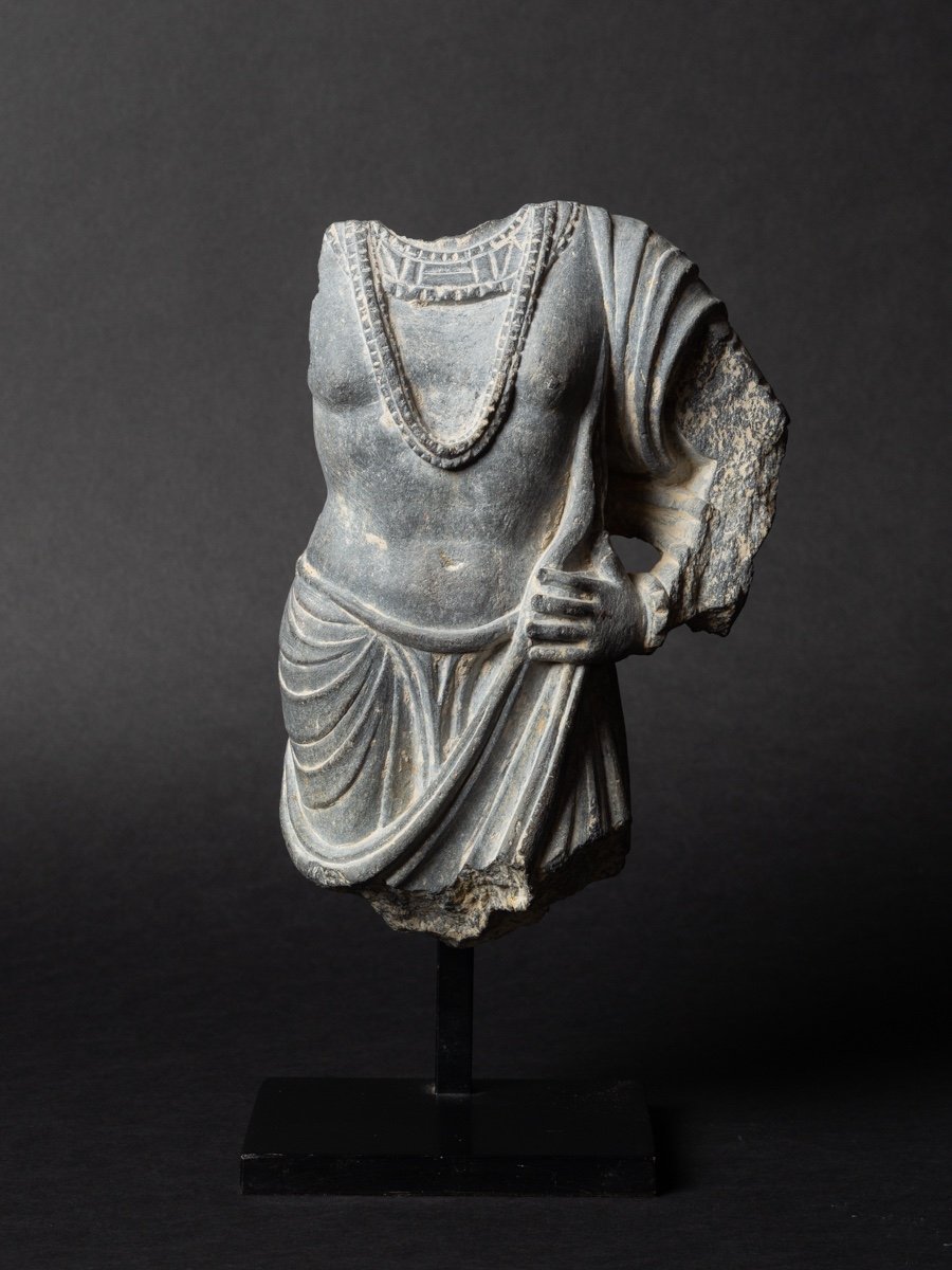 Buste De Bodhisattva, Pierre - schist, Gandhara, I à V Siècle Après J.-c.   