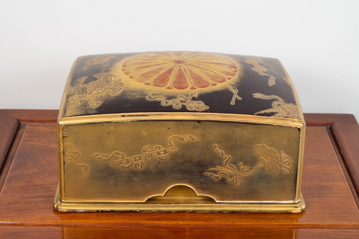  Tebako - Coffret d'Accessoires, Laque, Japon, ère Meiji (1868-1912).   -photo-2