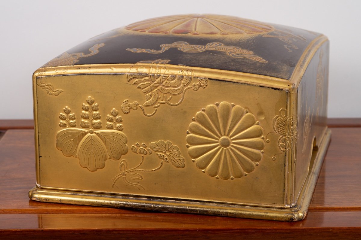  Tebako - Coffret d'Accessoires, Laque, Japon, ère Meiji (1868-1912).   -photo-7