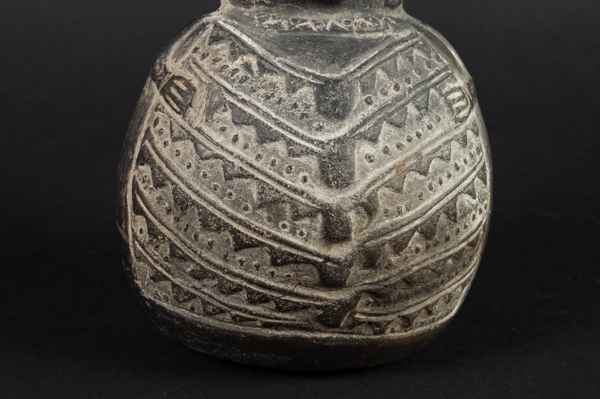 Figure - Fragment De Vase, Pérou, Chimu, Xe-xve Siècle, Culture Précolombienne-photo-4