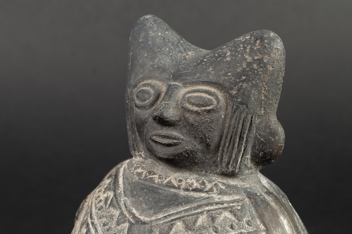 Figure - Fragment De Vase, Pérou, Chimu, Xe-xve Siècle, Culture Précolombienne-photo-5