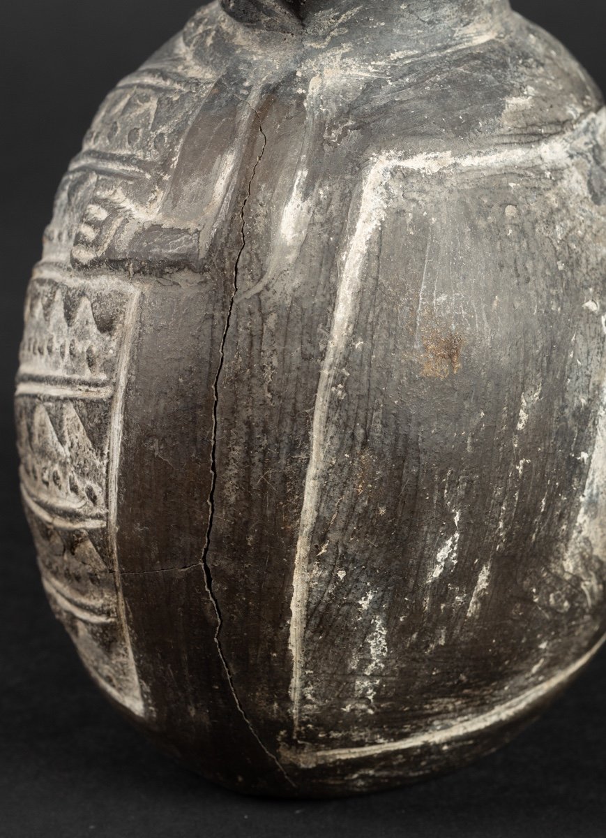 Figure - Fragment De Vase, Pérou, Chimu, Xe-xve Siècle, Culture Précolombienne-photo-7