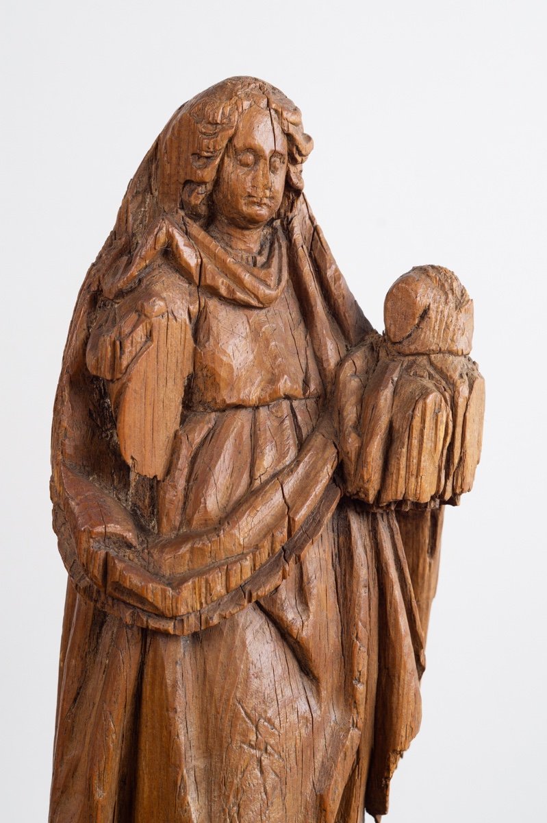 Virgin And Child, Renaissance, 16th/17th Century-photo-2