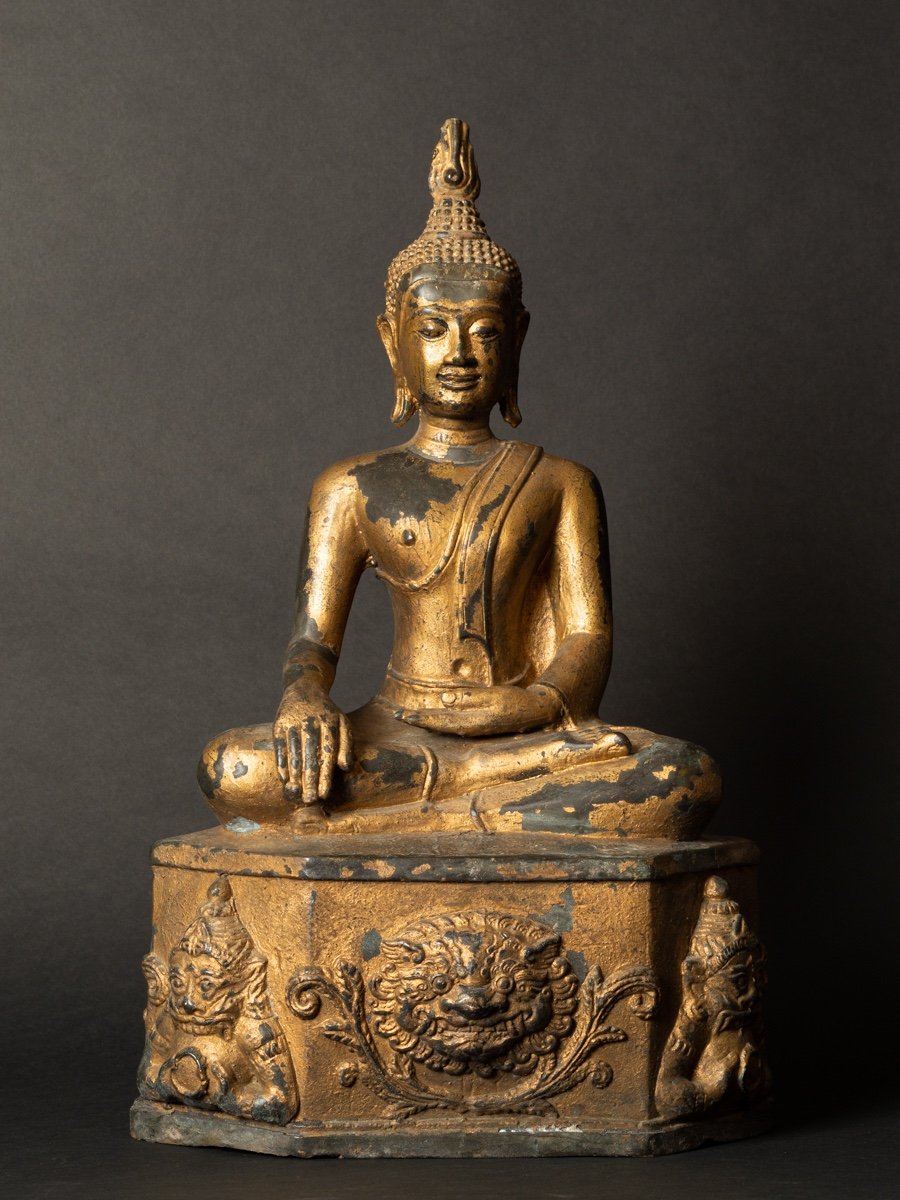 Sakyamuni Buddha, Gilt Bronze, Thailand, 18th/19th Century.
