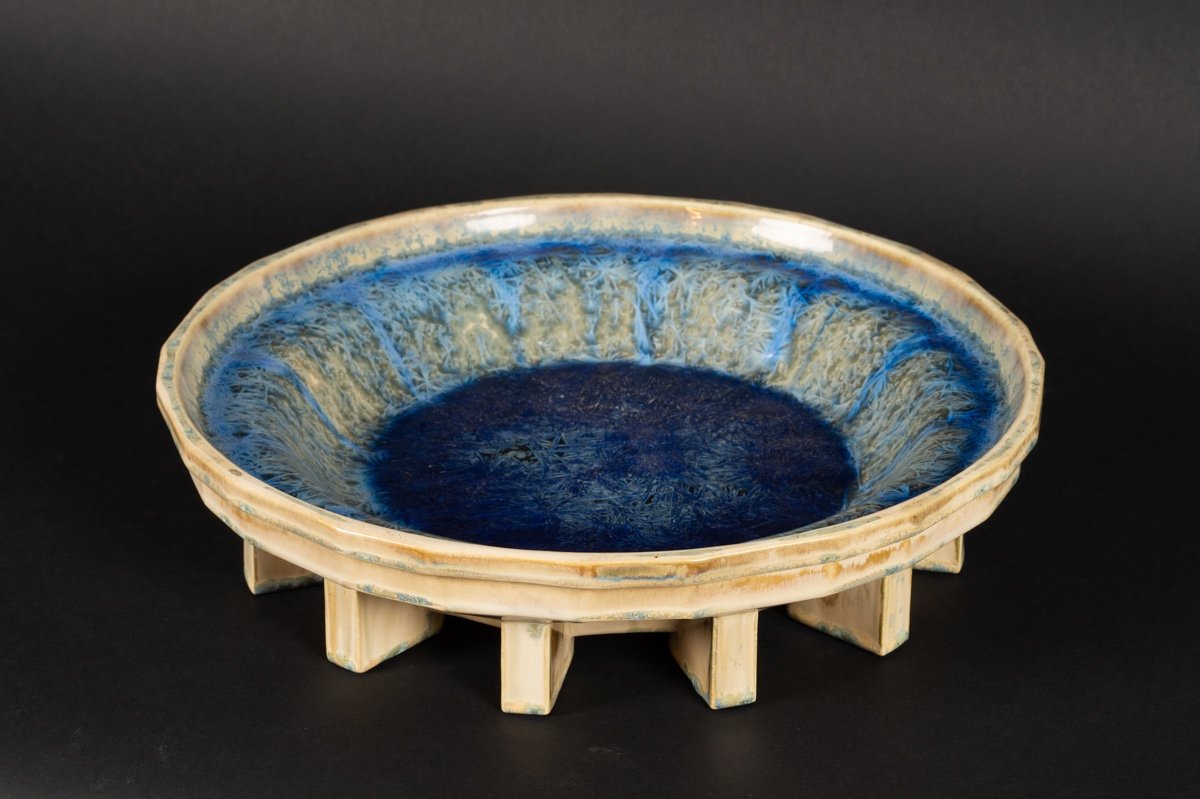 Dish, Mougin, Art Nouveau, Nancy, Circa 1910.-photo-2