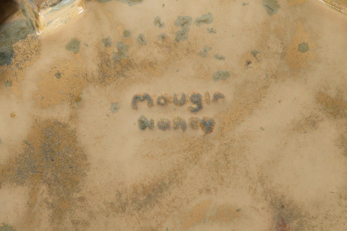 Dish, Mougin, Art Nouveau, Nancy, Circa 1910.-photo-6