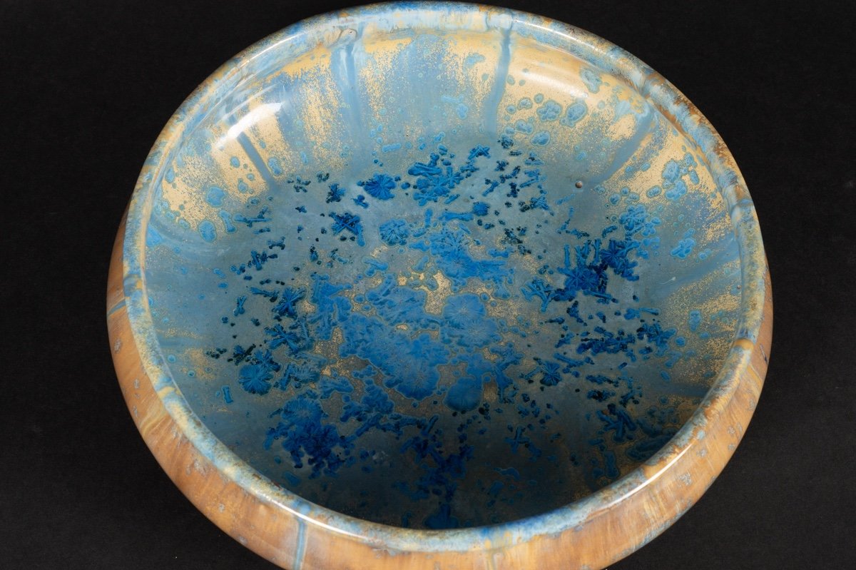 Dish / Bowl, Pierrefonds, Art Nouveau, France, Circa 1900-photo-1