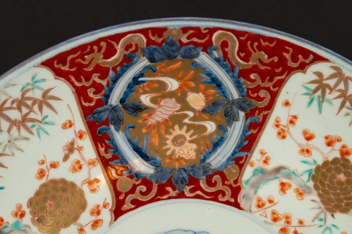 Plat Imari - Arita, Japon, ère Meiji (1868-1912).   -photo-4