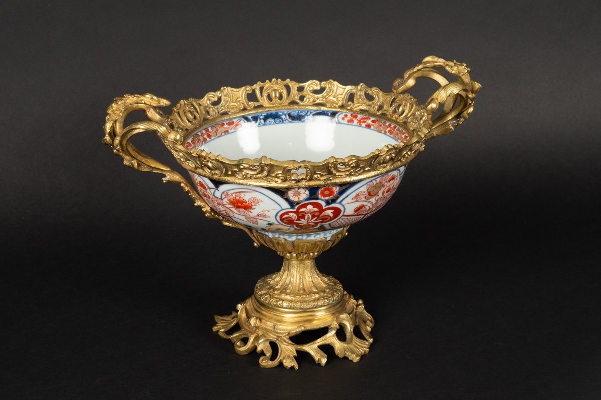 Imari Cup, Porcelain, Gilt Bronze, 18th Century Japan, 19th Century France.-photo-2