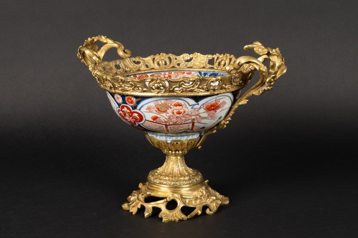 Imari Cup, Porcelain, Gilt Bronze, 18th Century Japan, 19th Century France.-photo-4