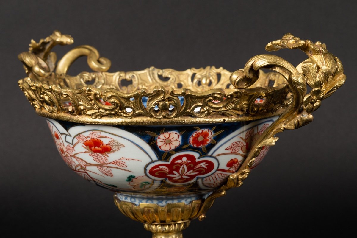 Imari Cup, Porcelain, Gilt Bronze, 18th Century Japan, 19th Century France.-photo-8