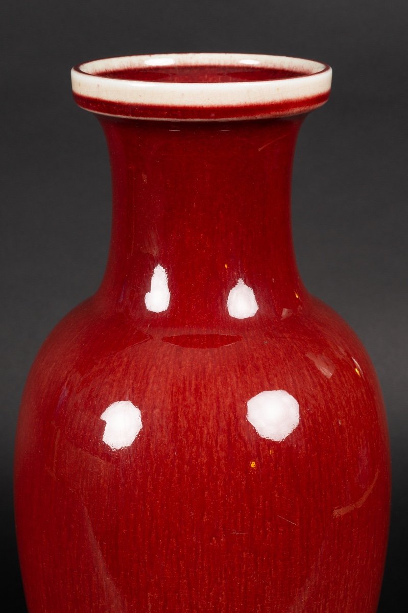 Vase, Sang De Boeuf, Chine, XXe Siècle. -photo-4