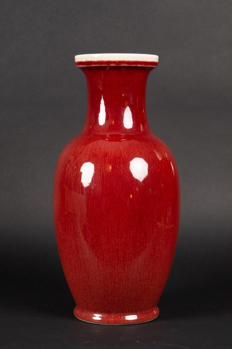 Vase, Sang De Boeuf, Chine, XXe Siècle. 