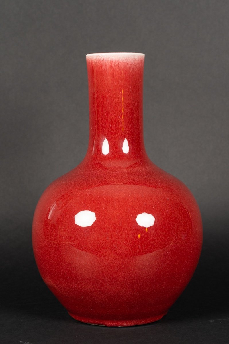 Vase, Sang-de-boeuf, China, Qing Dynasty, 19th Century.