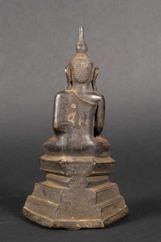 Buddha, Bronze, Burma, Shan, 18th Century.  -photo-1