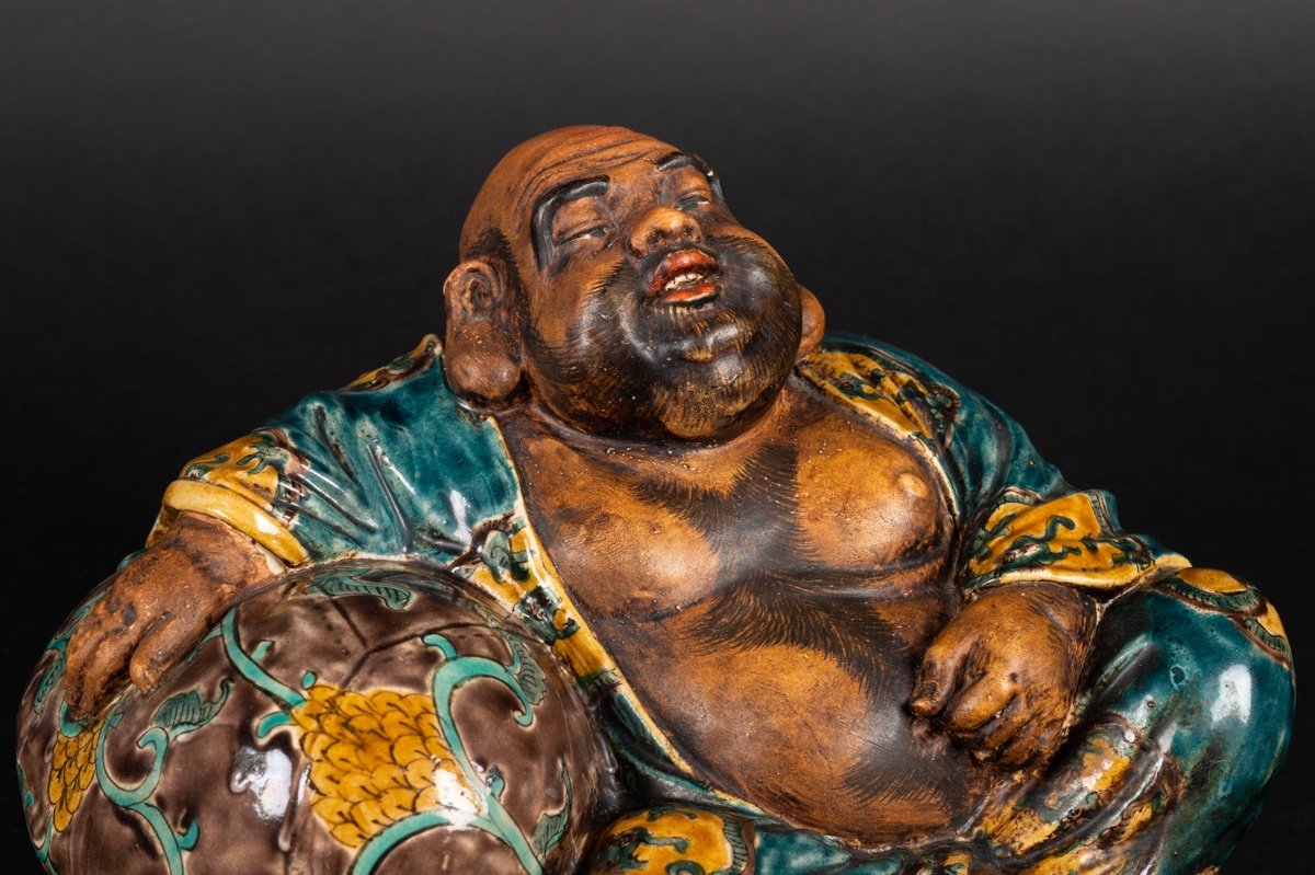 Hotei - Bouddha Rieur, Kutani, Japon, ère Meiji (1868-1912). -photo-2
