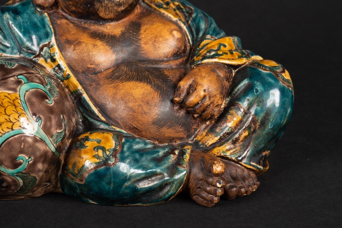 Hotei - Bouddha Rieur, Kutani, Japon, ère Meiji (1868-1912). -photo-3