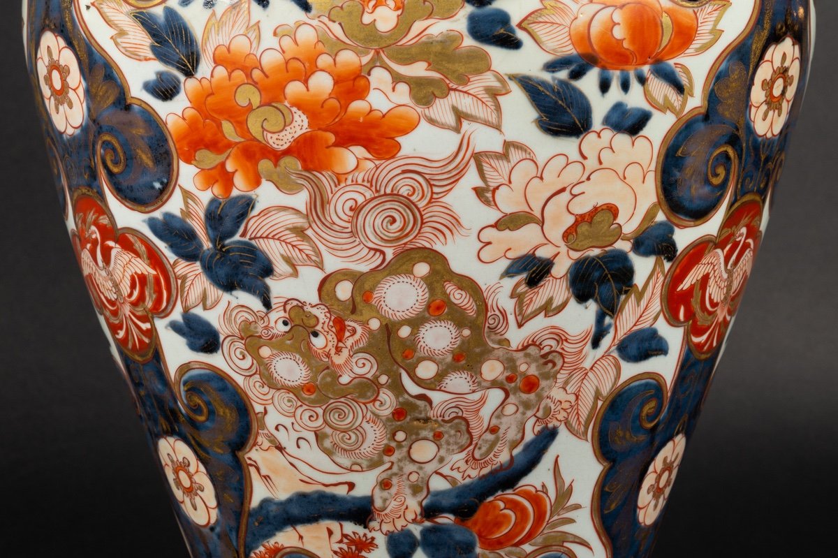Vase à Chien Fo, Arita-imari, Japon, époque Edo, 17e/18e Siècle. -photo-6