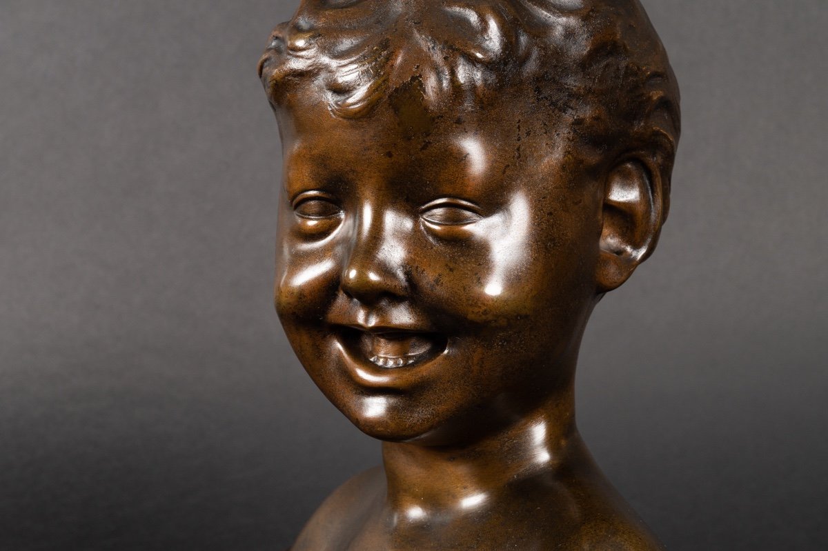 Laughing Boy, After Desiderio Da Settignano (c. 1430-1464), Brussels Artistic Foundry -photo-5