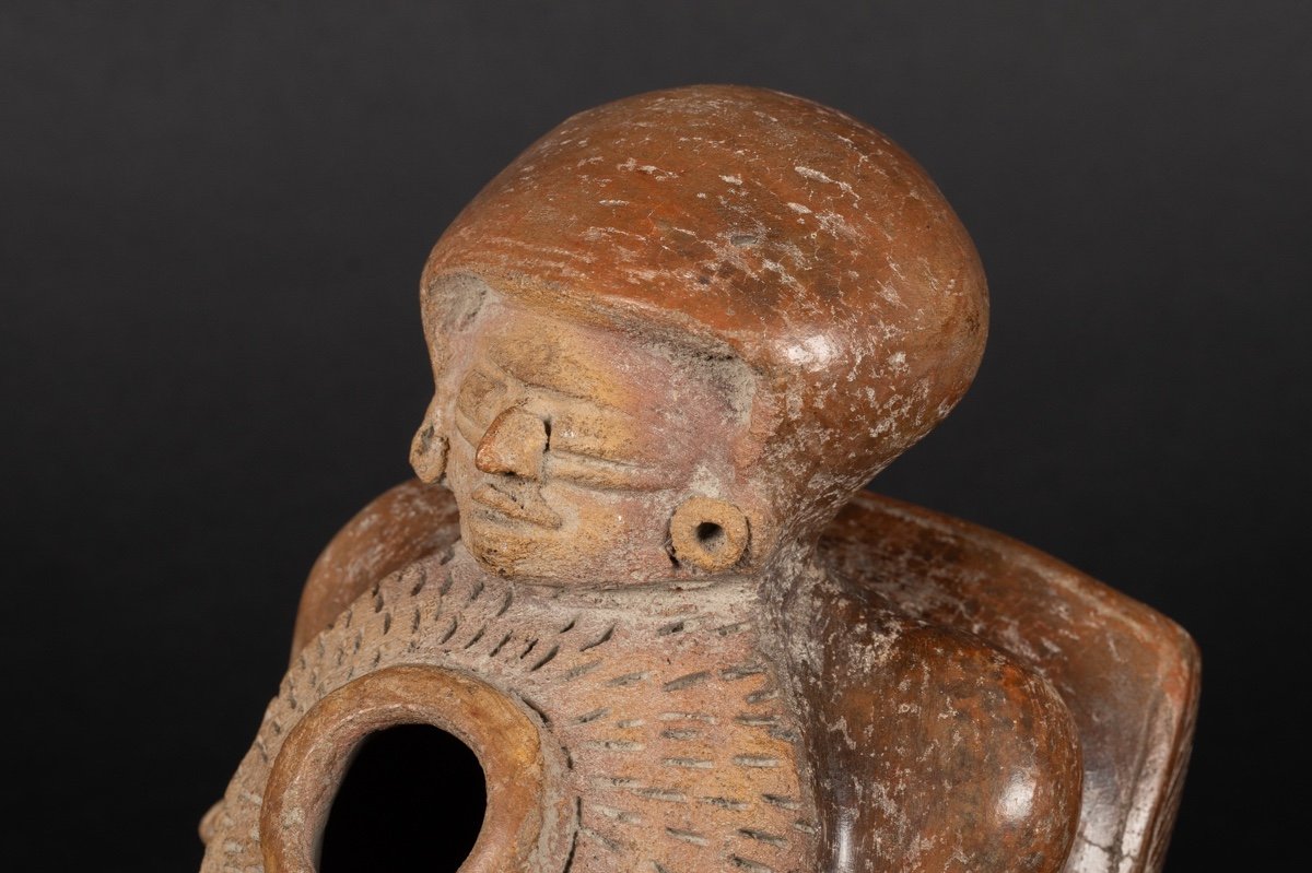 Figurative Vase, Chorrera Culture (1300 - 300 Bc), Ecuador, Pre-columbian Ceramics-photo-4