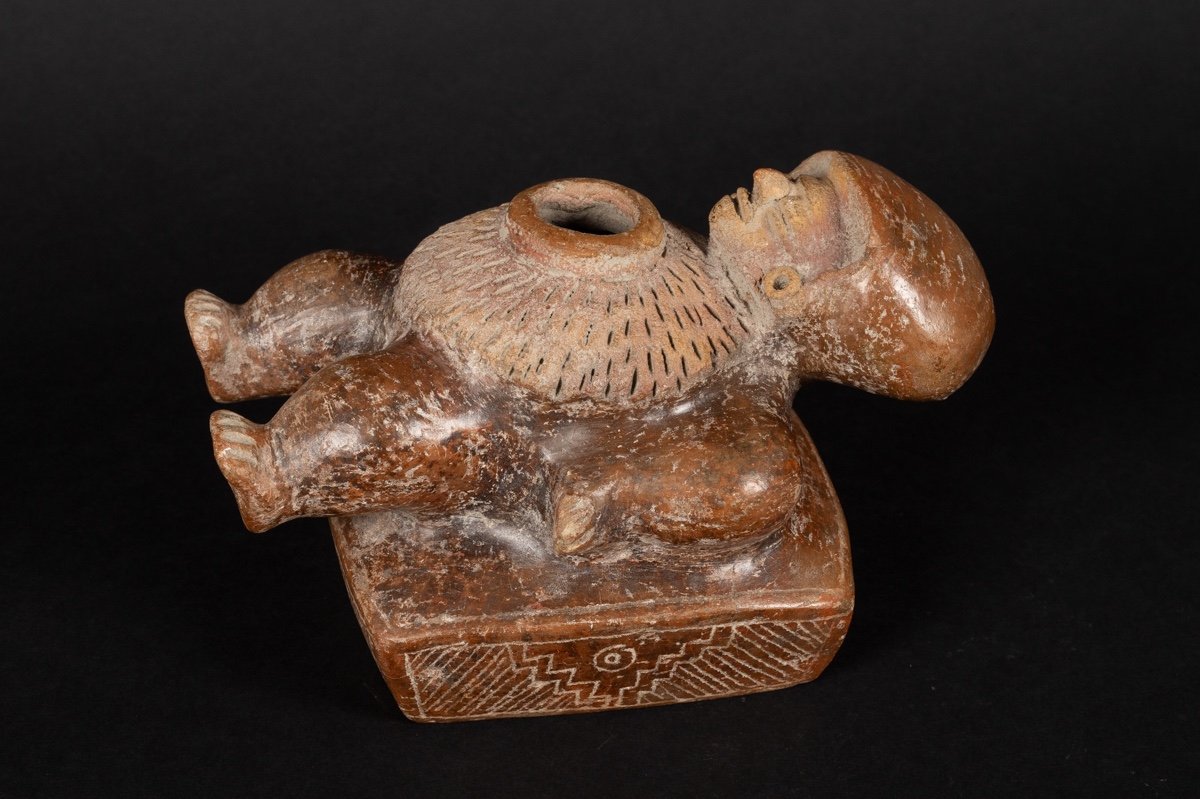 Figurative Vase, Chorrera Culture (1300 - 300 Bc), Ecuador, Pre-columbian Ceramics-photo-5