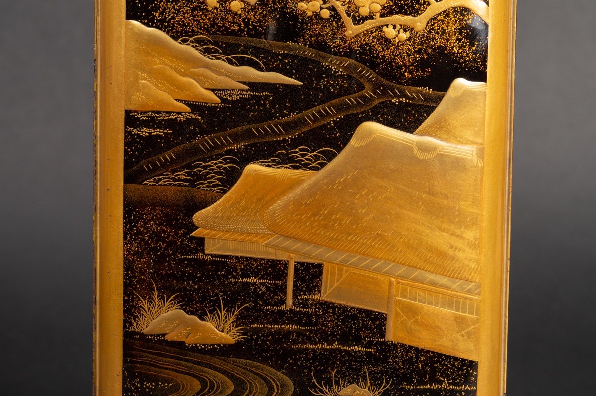 Coffret Fubako, Laque Maki-e, Japon, ère Edo, XIXe Siècle.  -photo-6