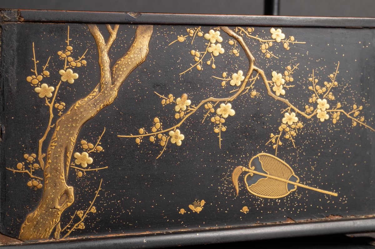 Cabinet Hanagamidai, Laque Maki-e, Japon, ère Edo, 18e-19e Siècle.   -photo-5