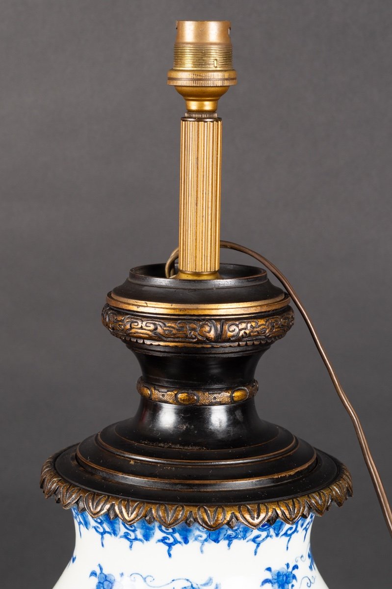Lampe - Vase, Cloisonné Totai Shippo, Japon, ère Meiji (1868-1912).  -photo-8
