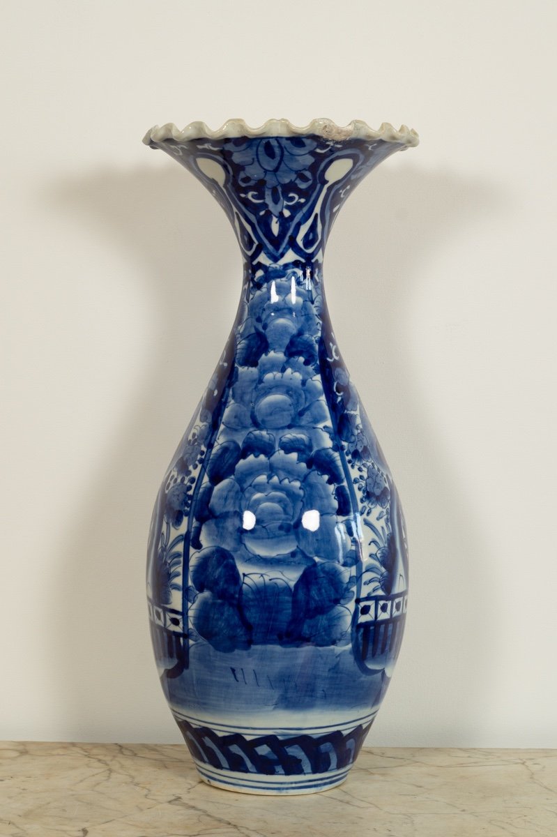 Vase Avec Oiseaux Et Fleurs, Arita, Japon, ère Meiji (1868-1912).-photo-2