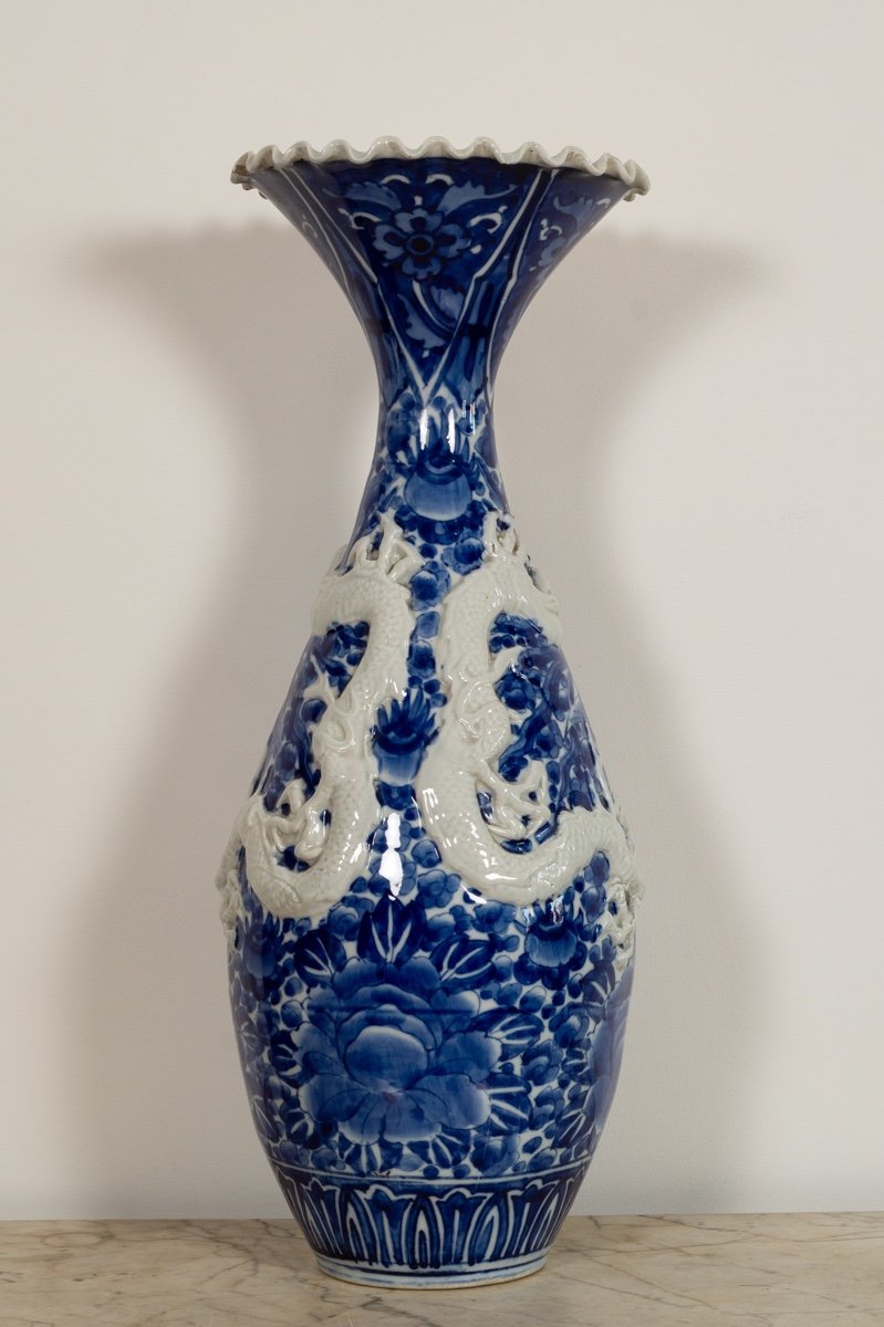 Vase Avec Dragons, Arita, Japon, ère Meiji (1868-1912).-photo-2