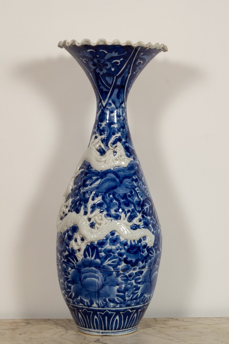 Vase Avec Dragons, Arita, Japon, ère Meiji (1868-1912).-photo-3