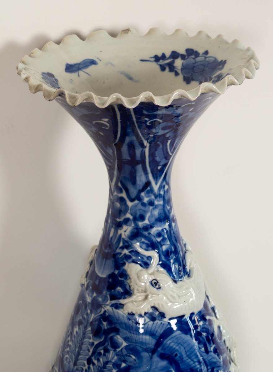 Vase Avec Dragons, Arita, Japon, ère Meiji (1868-1912).-photo-1