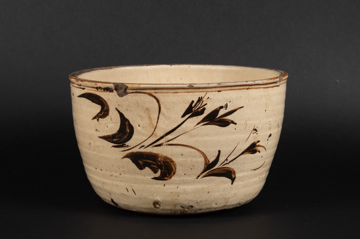 Pot Peint, Grès De Cizhou, Chine, Dynastie Yuan (1279-1368). 