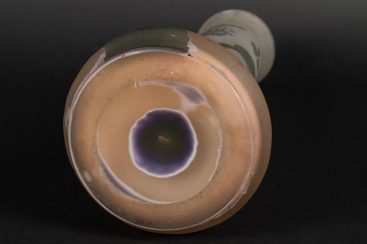 Hydrangea Vase , Emile Gallé, Art Nouveau, Nancy, Early 20th Century-photo-8