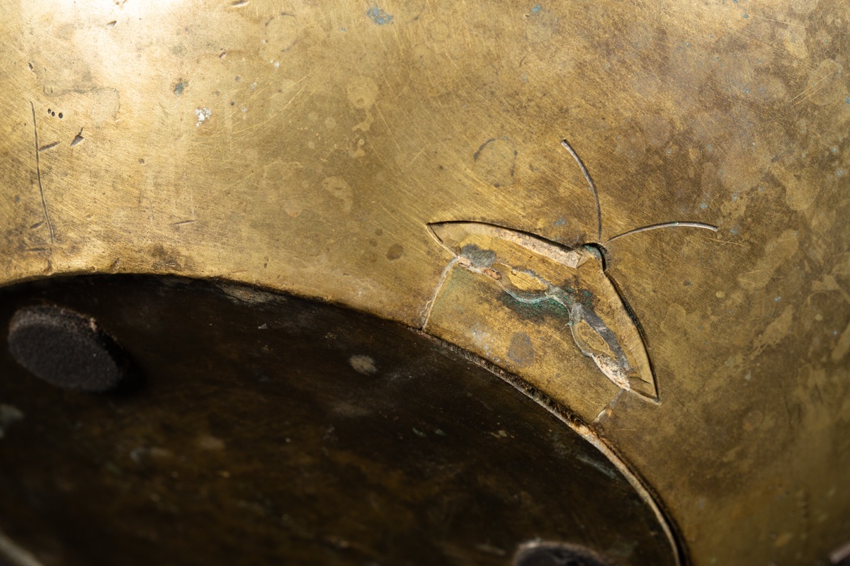 Cache Pot, Bronze - Copper - Gold, Japan, Meiji Era (1868-1912).   -photo-8