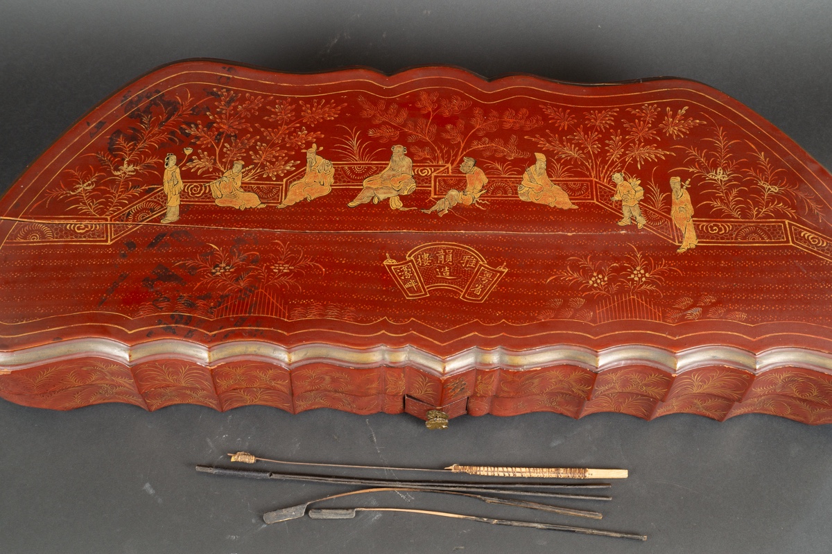Yangqin Instrument, China, Qing Dynasty, 19th Century.   -photo-3