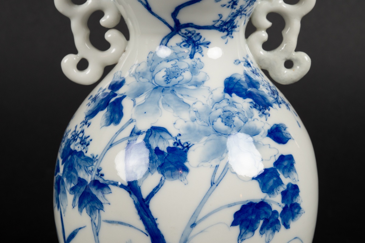 Flower Vase, Seto, Japan, Meiji Era (1868-1912).  -photo-3