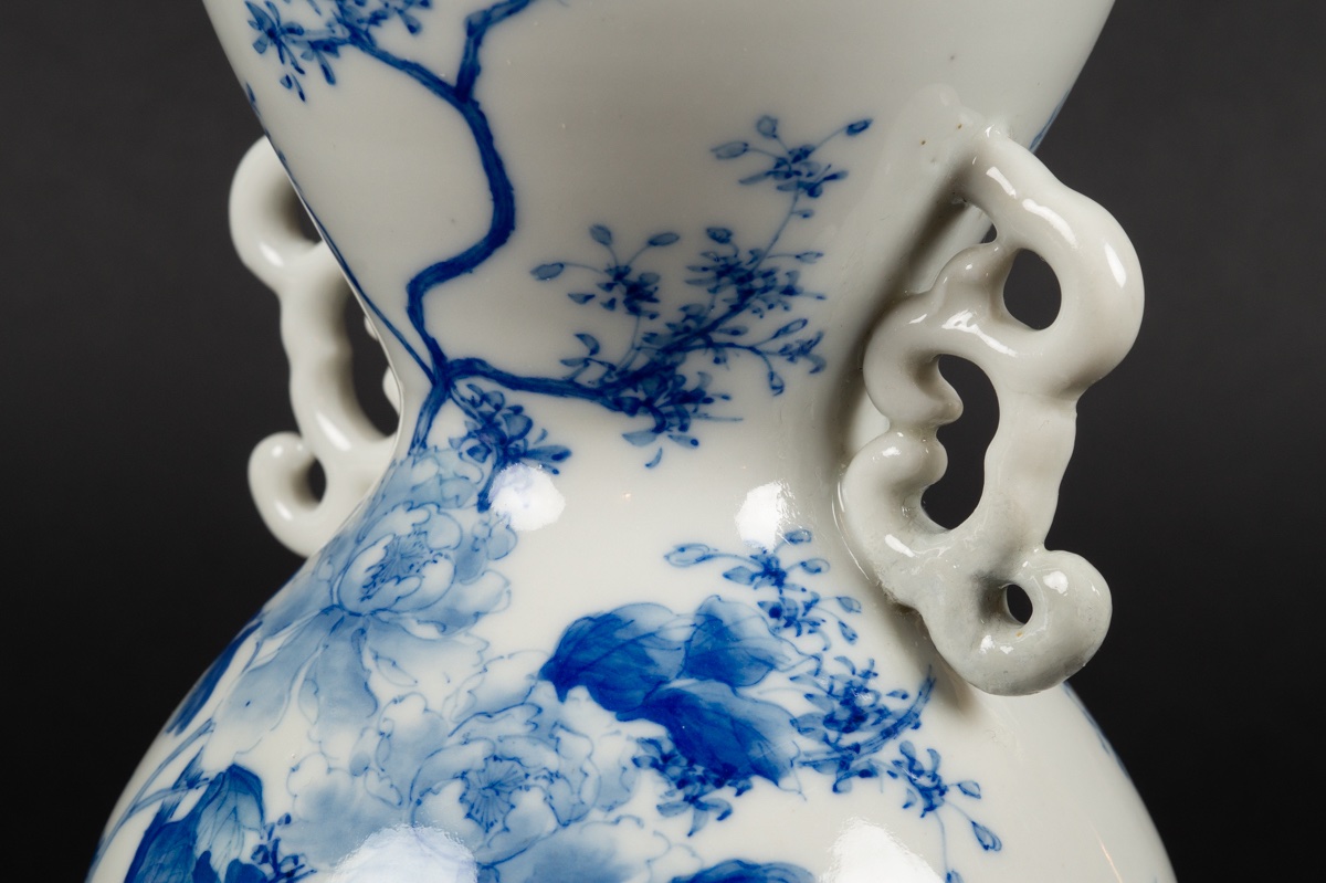 Flower Vase, Seto, Japan, Meiji Era (1868-1912).  -photo-7
