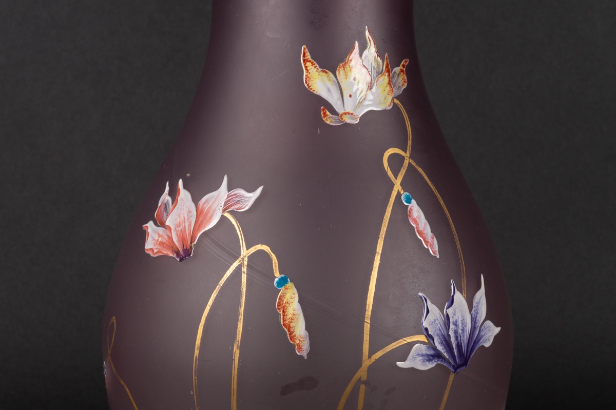 Flower Vase, Art Nouveau, Circa 1900.  -photo-2