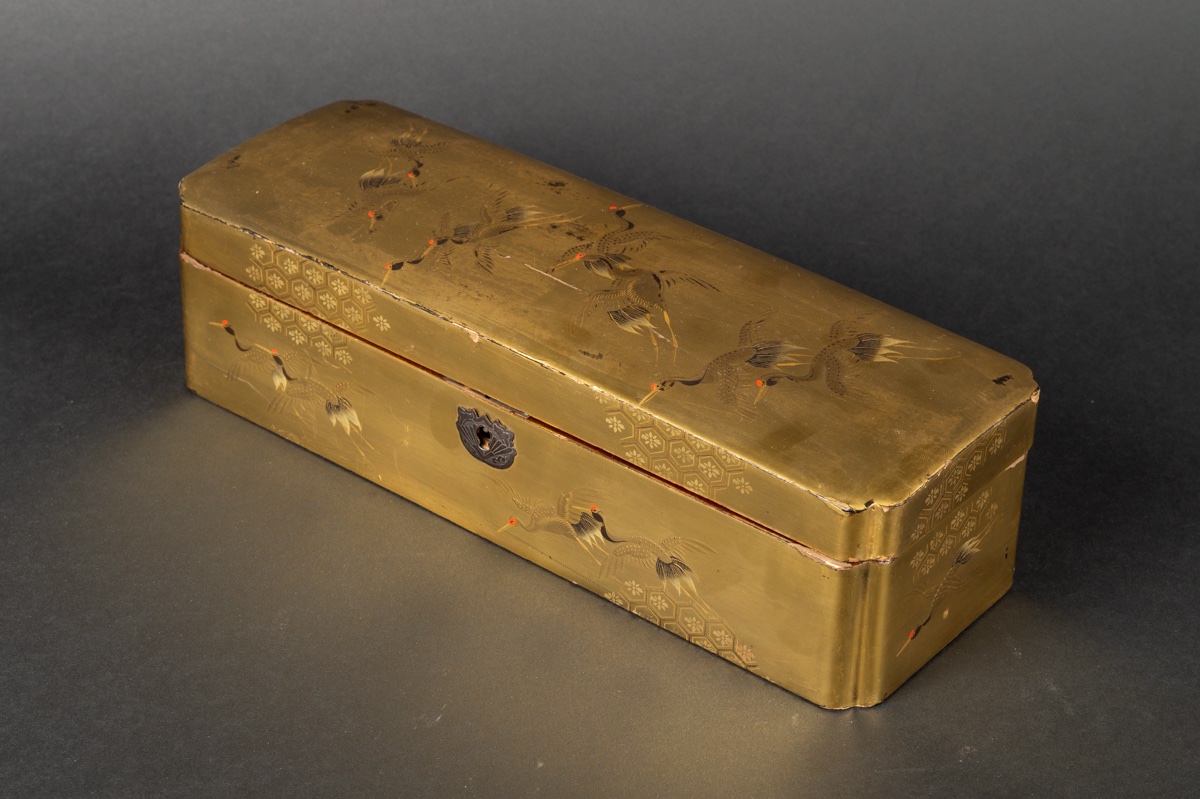 Fubako Box With Cranes, Japan, Meiji Era (1868-1912). -photo-7