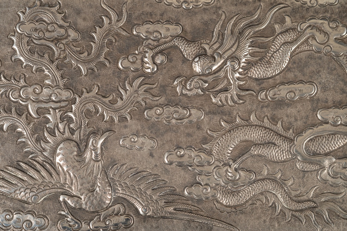 Box With Dragon And Phoenix, China, 19th-20th Century. -photo-3