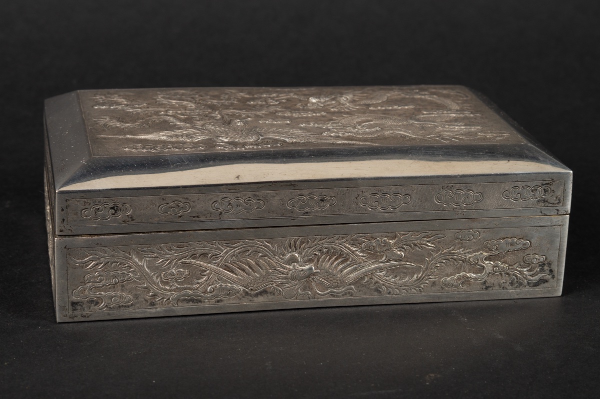 Box With Dragon And Phoenix, China, 19th-20th Century. -photo-4